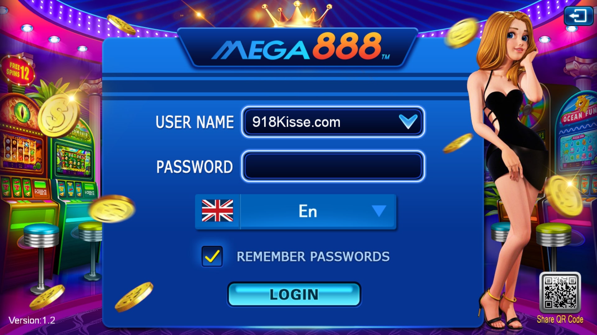 Test id password 2021 kiss918 M E
