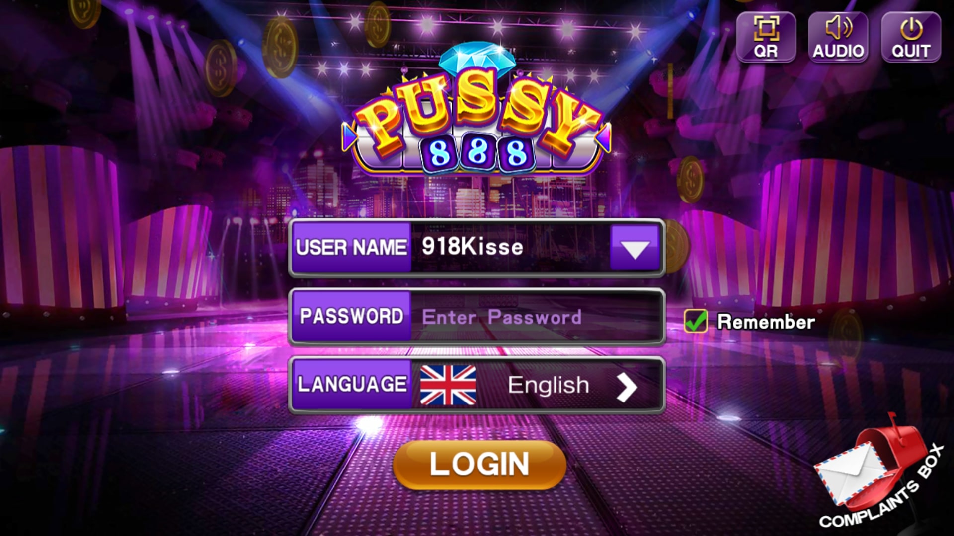 pussy888 login